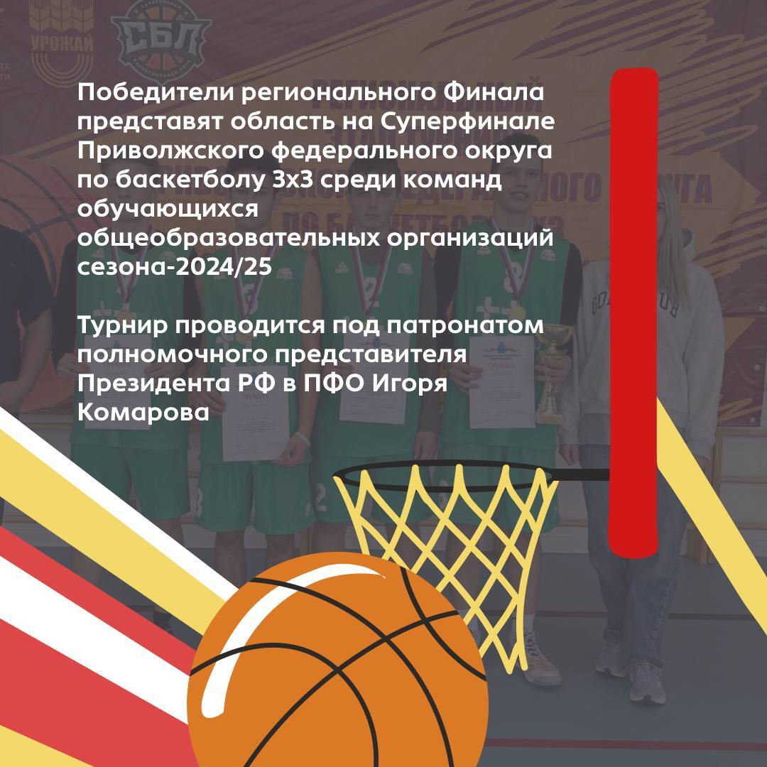 Юные баскетболисты из Краснопартизанского района примут участие в финальном этапе баскетбола 3*3.