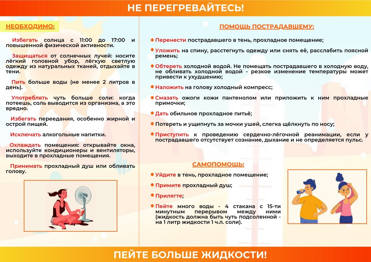 Как уберечь здоровье в жаркую погоду.