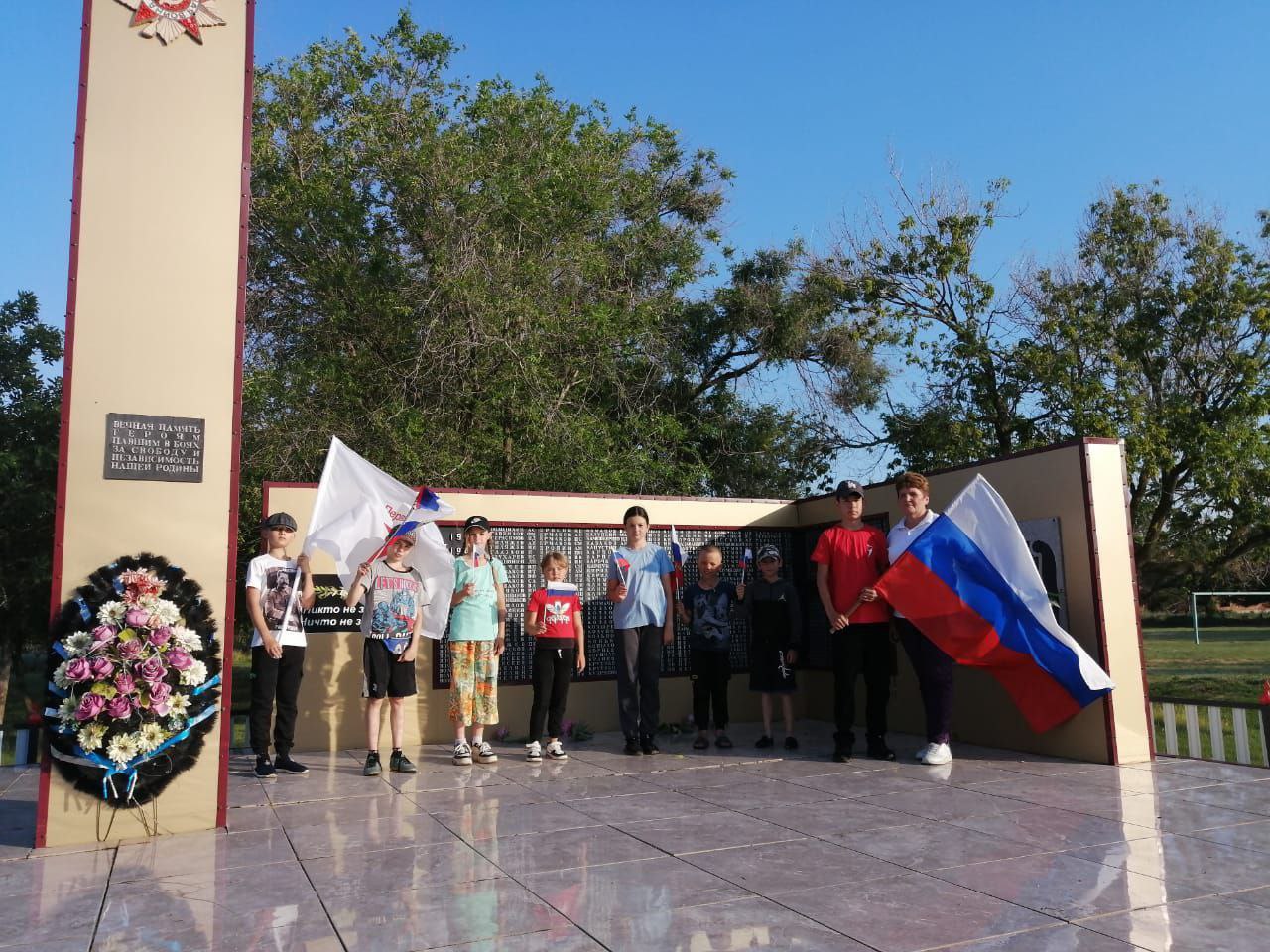 В селах Рукополь и Сулак прошли Велопробеги, посвященные Дню России.