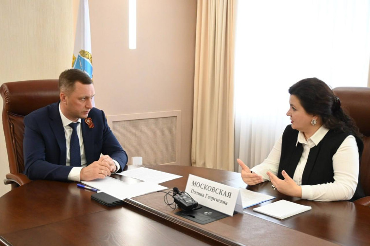Губернатор Роман Бусаргин встретился с уполномоченным по защите прав предпринимателей в Саратовской области Полиной Московской. Губернатор Роман Бусаргин встретился с уполномоченным по защите прав предпринимателей в Саратовской области Полиной Московской.