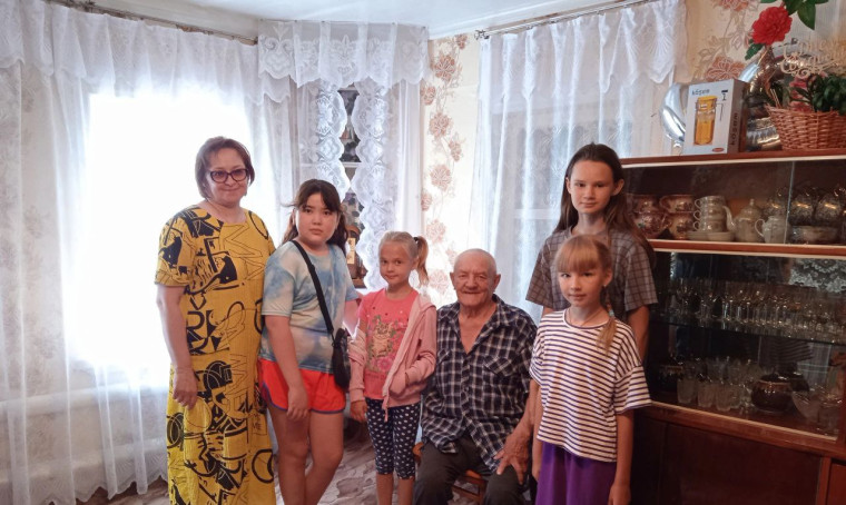 Встреча с тружеником тыла. Встреча с тружеником тыла.